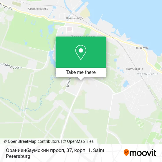 Ораниенбаумский просп, 37, корп. 1 map