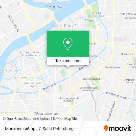 Московский пр., 7 map