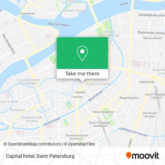 Capital hotel map