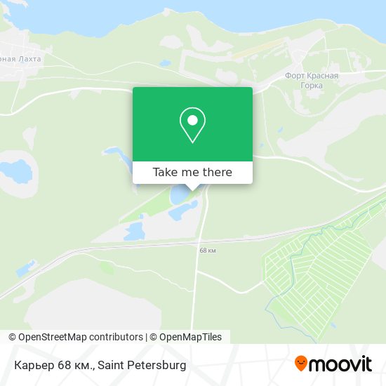 Карьер 68 км. map