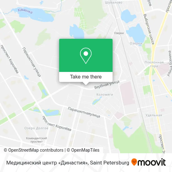 Медицинский центр «Династия» map