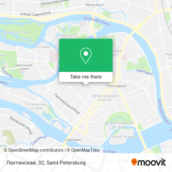 Лахтинская, 32 map