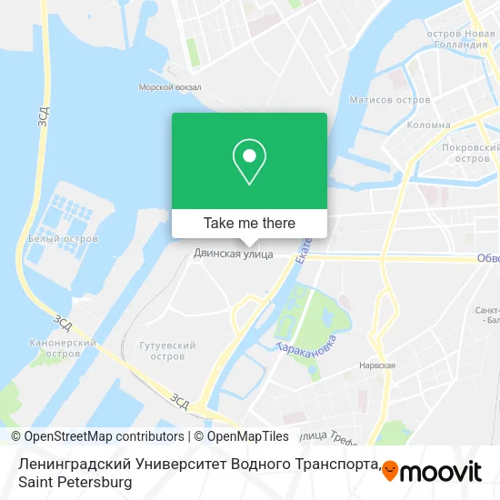 Ленинградский Университет Водного Транспорта map