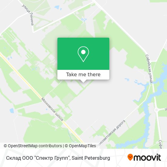 Склад ООО "Спектр Групп" map