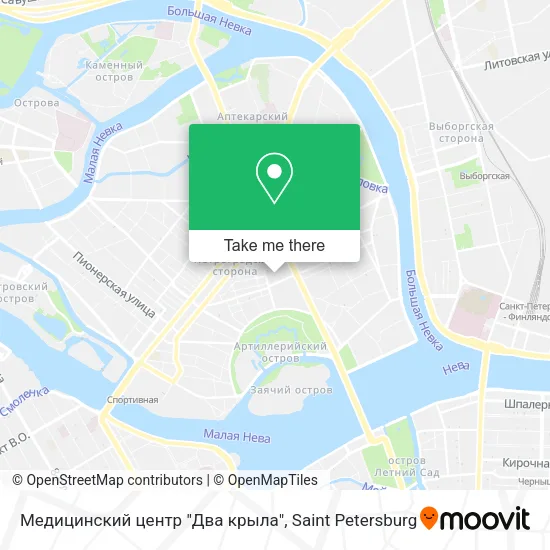 Медицинский центр "Два крыла" map