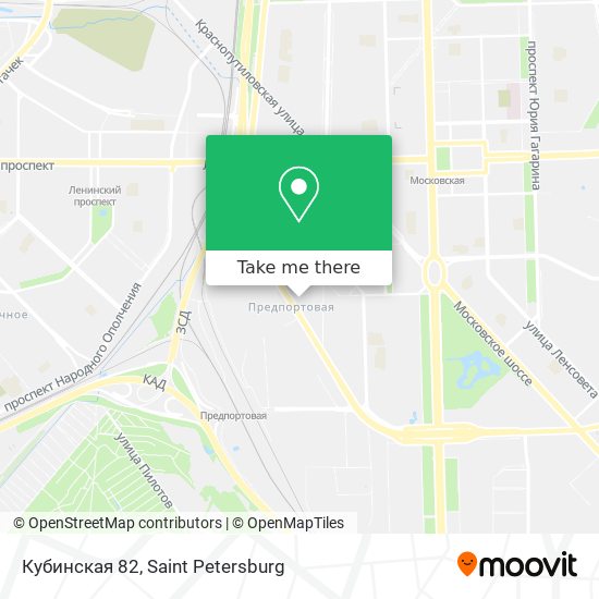 Кубинская 82 map