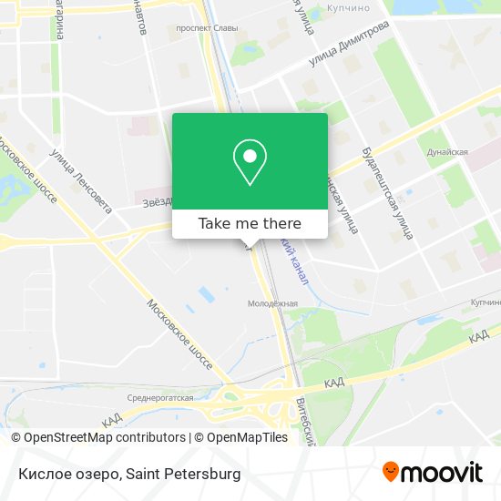 Кислое озеро map