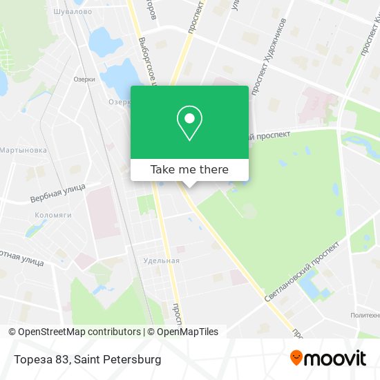 Тореза 83 map