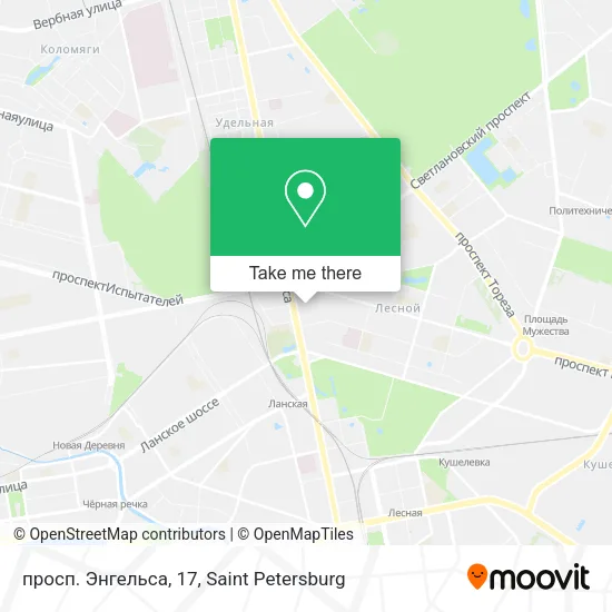 просп. Энгельса, 17 map