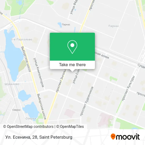 Ул. Есенина, 28 map