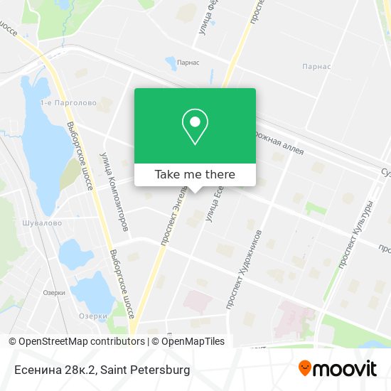 Есенина 28к.2 map