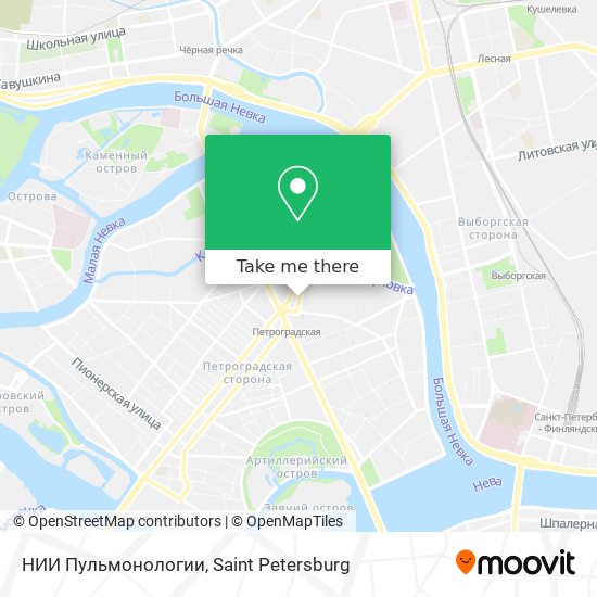 НИИ Пульмонологии map