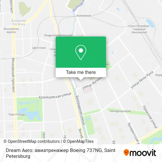 Dream Aero: авиатренажер Boeing 737NG map