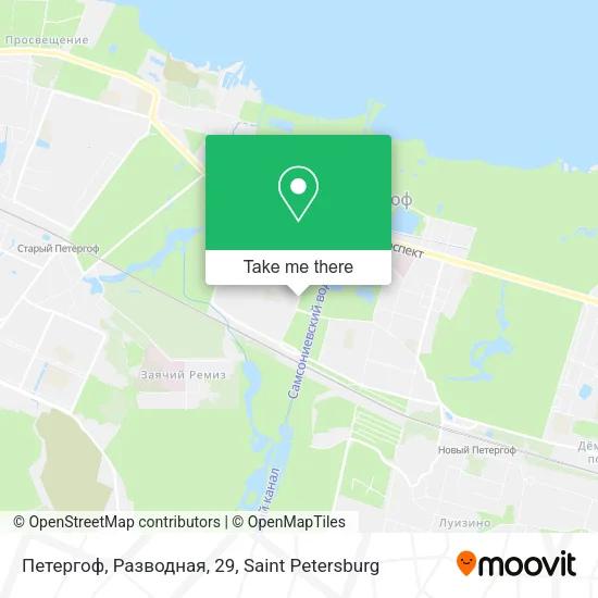 Петергоф, Разводная, 29 map