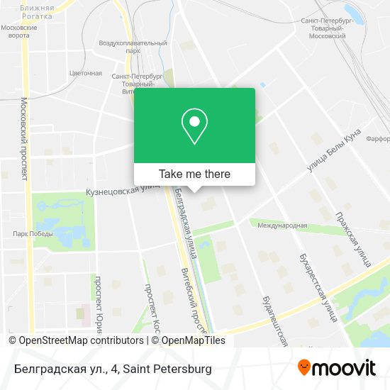 Белградская ул., 4 map
