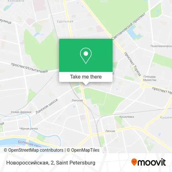Новороссийская, 2 map