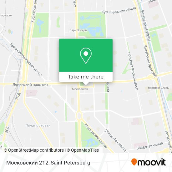 Московский 212 map
