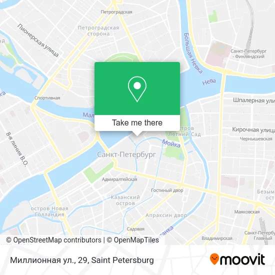 Миллионная ул., 29 map