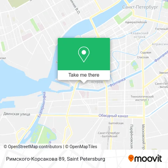 Римского-Корсакова 89 map