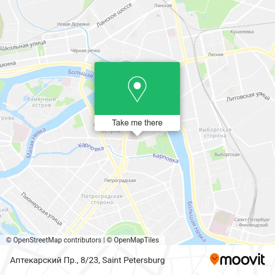 Аптекарский Пр., 8/23 map