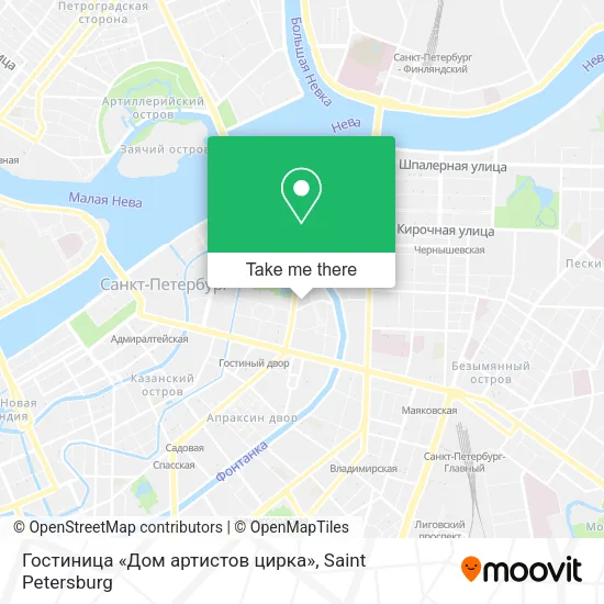 Гостиница «Дом артистов цирка» map