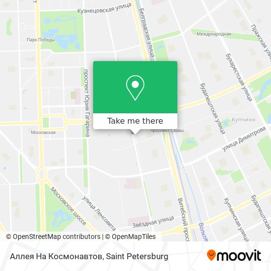 Аллея На Космонавтов map