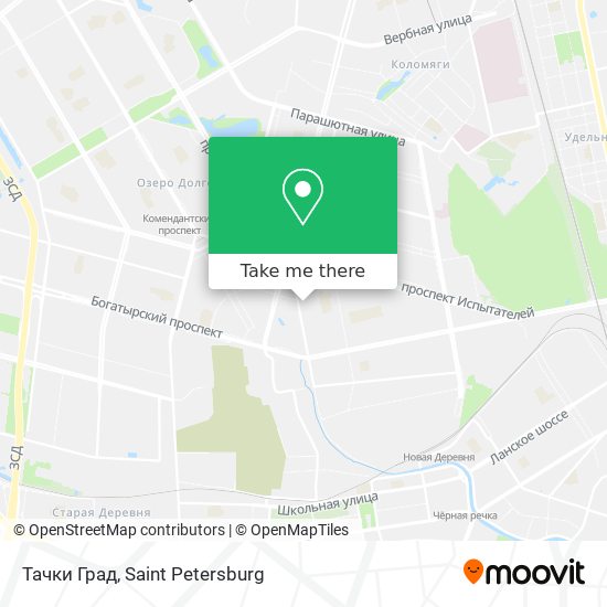 Тачки Град map
