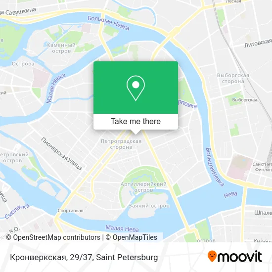 Кронверкская, 29/37 map