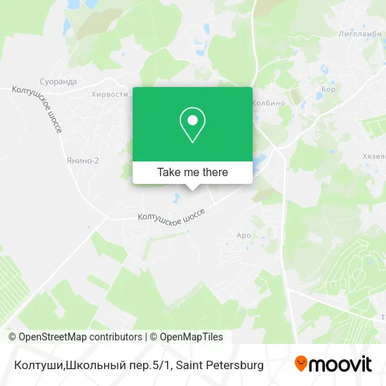 Колтуши,Школьный пер.5/1 map