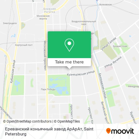 Ереванский коньячный завод АрАрАт map