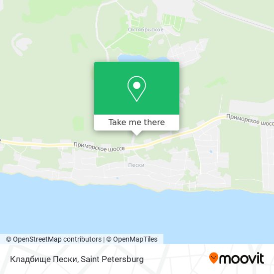 Кладбище Пески map