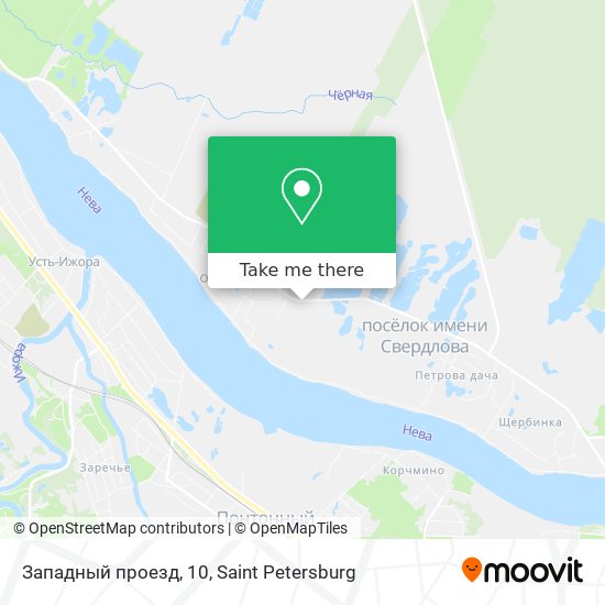 Западный проезд, 10 map