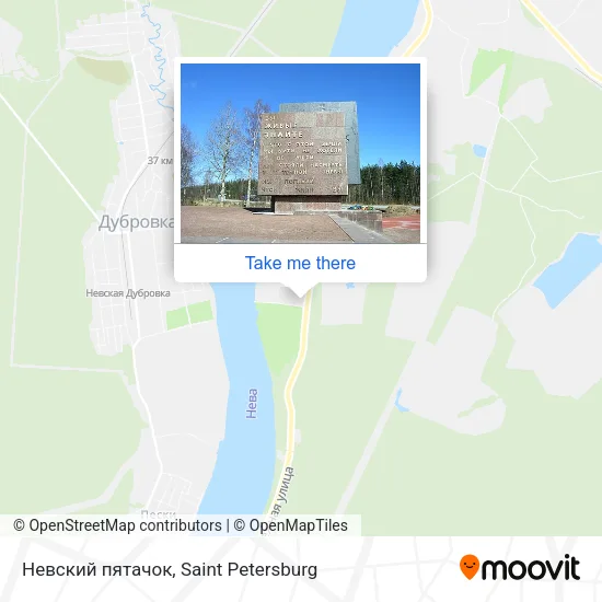 Невский пятачок map