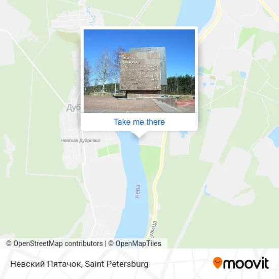 Невский Пятачок map