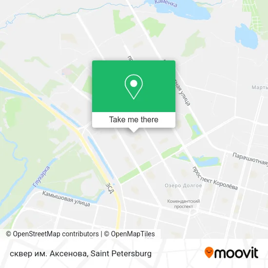 сквер им. Аксенова map