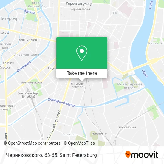 Черняховского, 63-65 map
