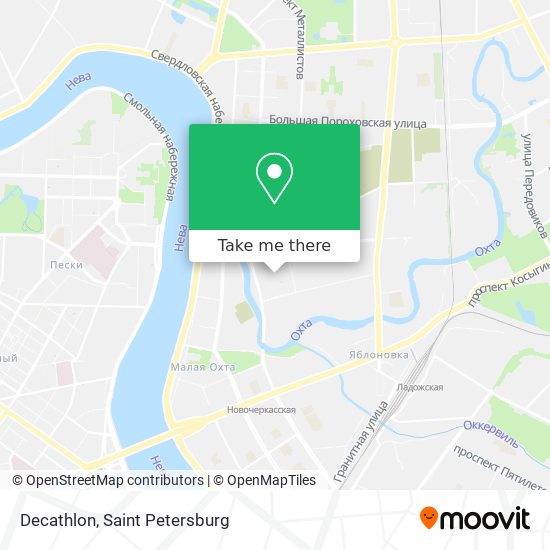 Decathlon map