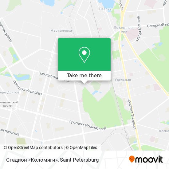 Стадион «Коломяги» map