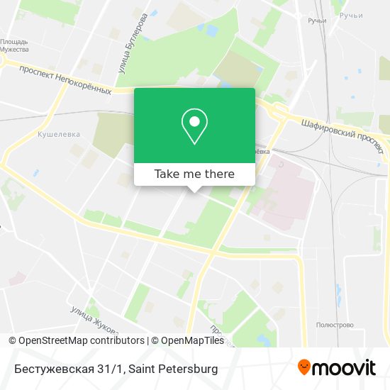 Бестужевская 31/1 map