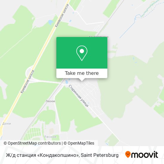 Ж/д станция «Кондакопшино» map