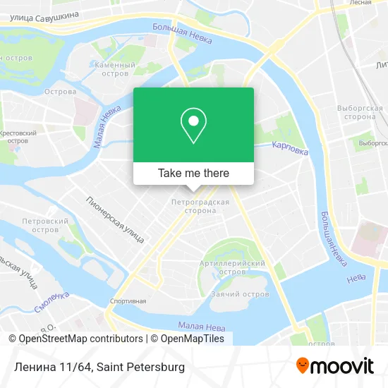 Ленина 11/64 map