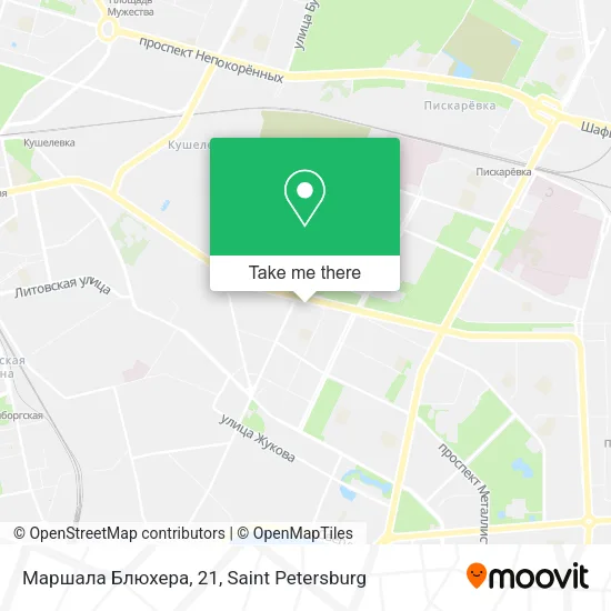 Маршала Блюхера, 21 map