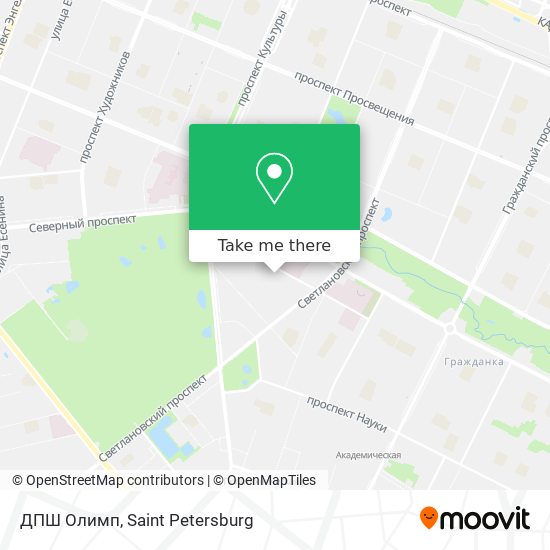 ДПШ Олимп map