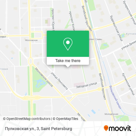Пулковская ул., 3 map