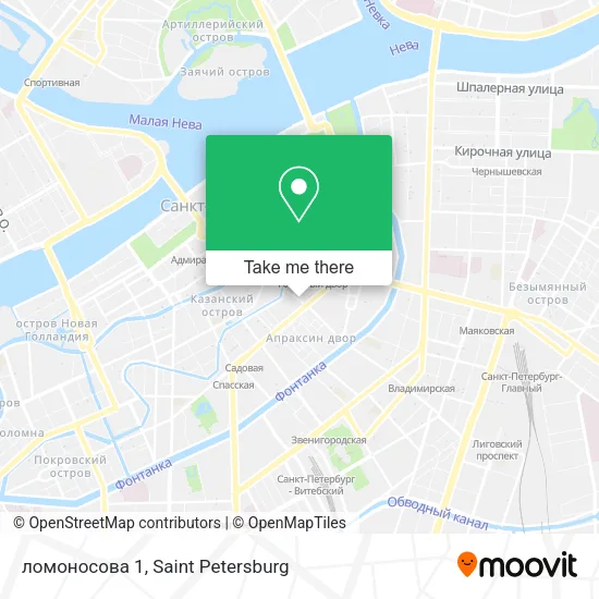 ломоносова 1 map