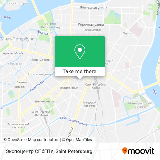 Экспоцентр СПбГПУ map