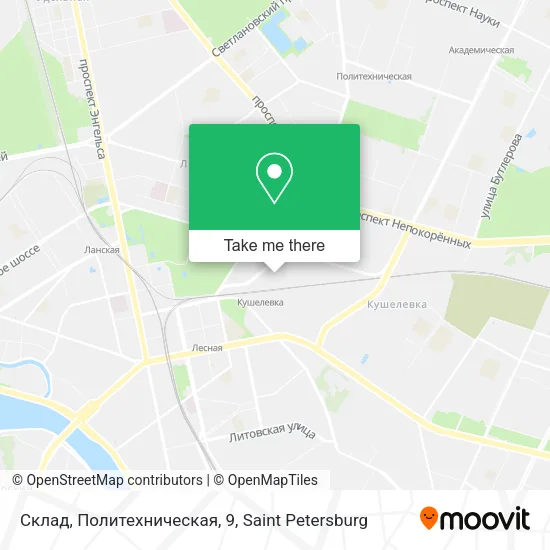Склад, Политехническая, 9 map