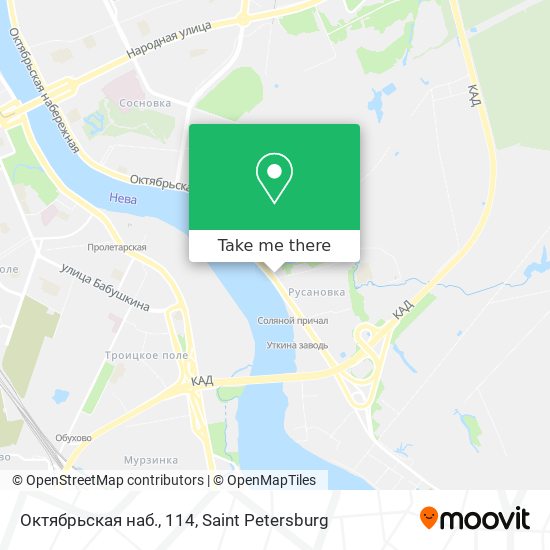 Октябрьская наб., 114 map
