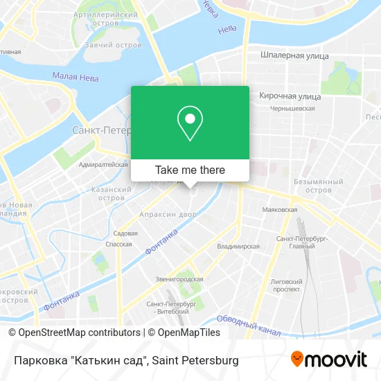 Парковка "Катькин сад" map