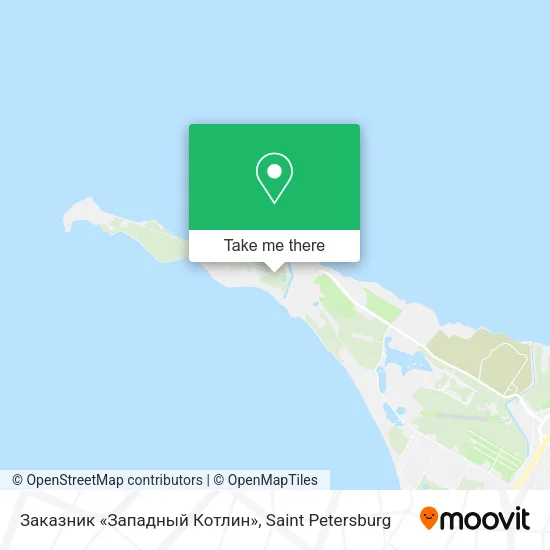 Заказник «Западный Котлин» map